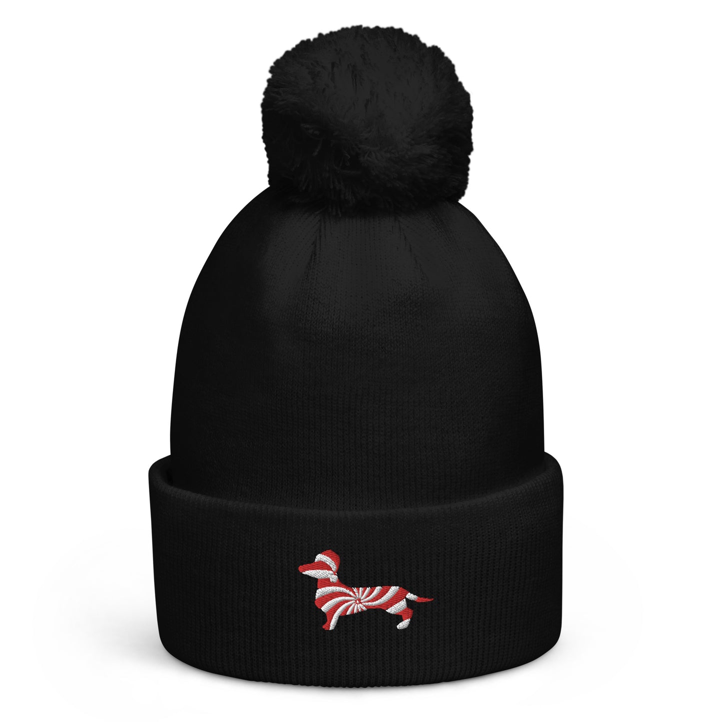 Candy Cane Weenie Beanie