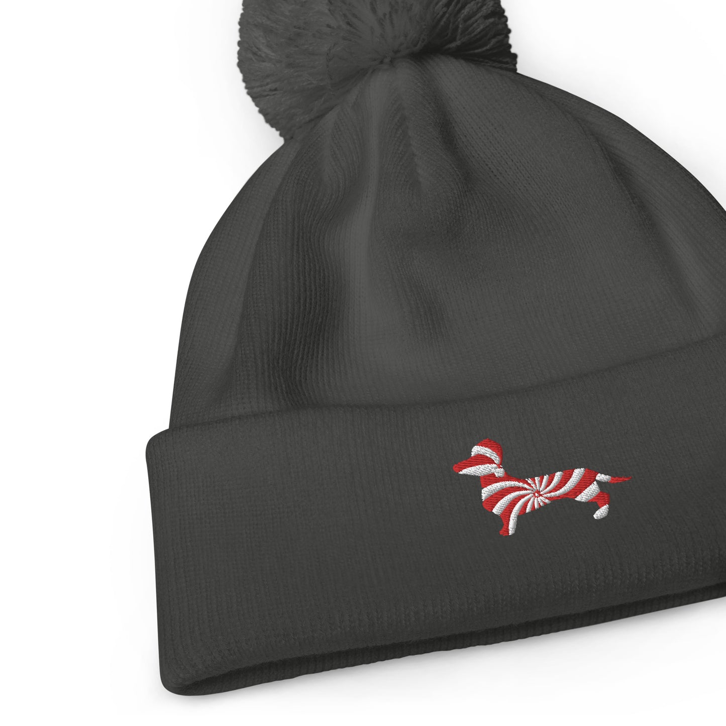 Candy Cane Weenie Beanie